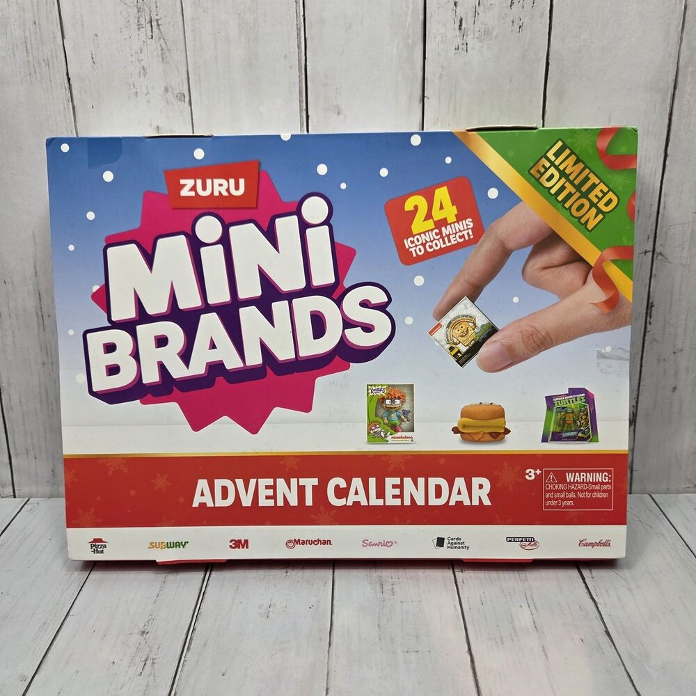 Limited Edition Mini Brands Advent Calendar 24 Mystery Collectibles Toys Zuru
